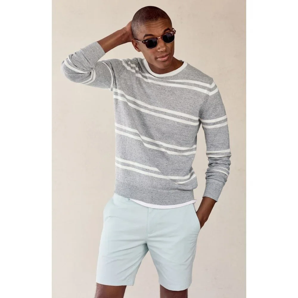 SOLd BONOBOS Mens Aqua Blue Stretch Washed Chino 7 inch Shorts Sz 31 NWT - Picture 6 of 13